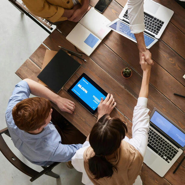 Group of people collaborating